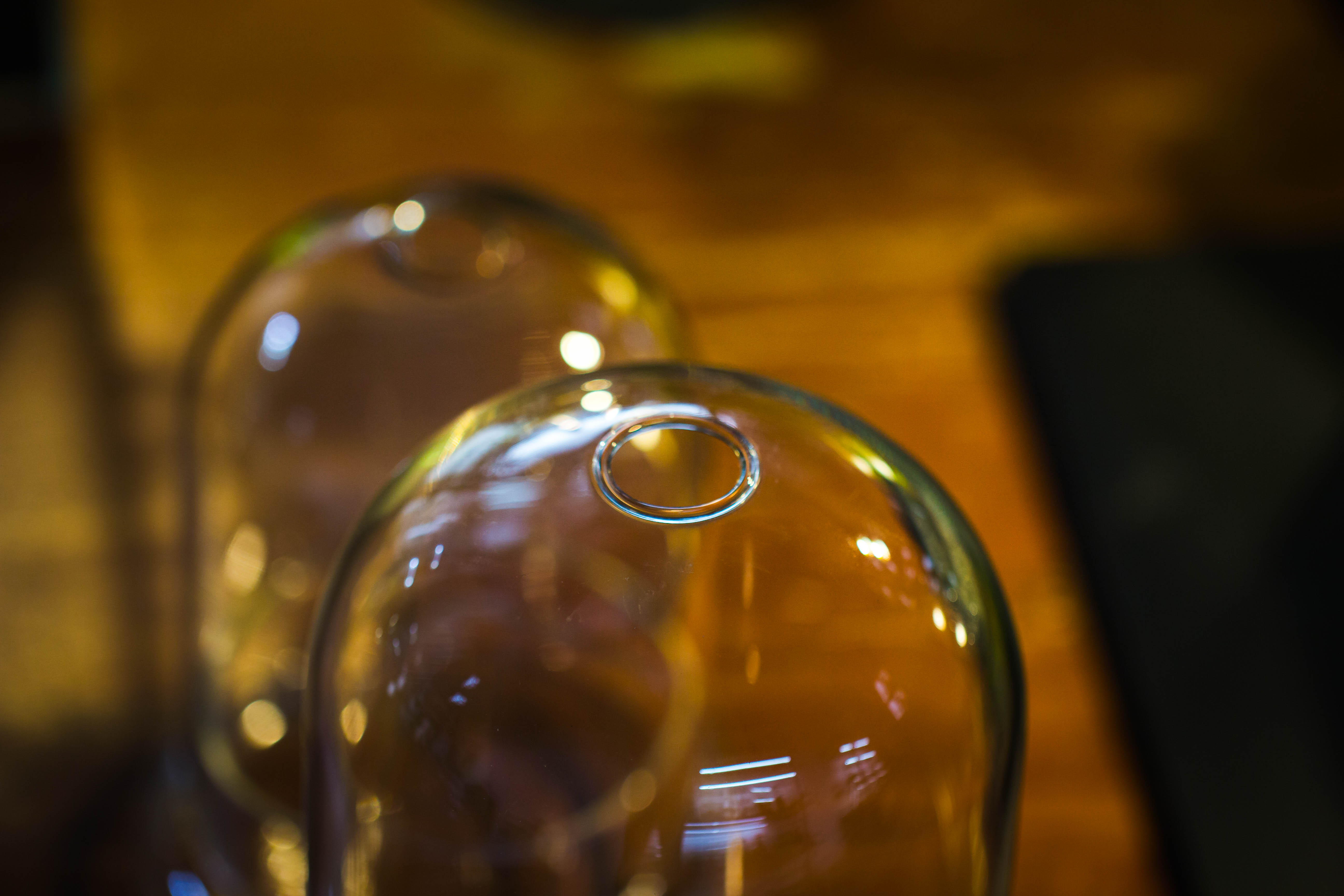 Glass Cloche Terrarium Bell Jar with Glass Base with Top Air Hole,Glass Dome Planter for Plants - NCYPgarden