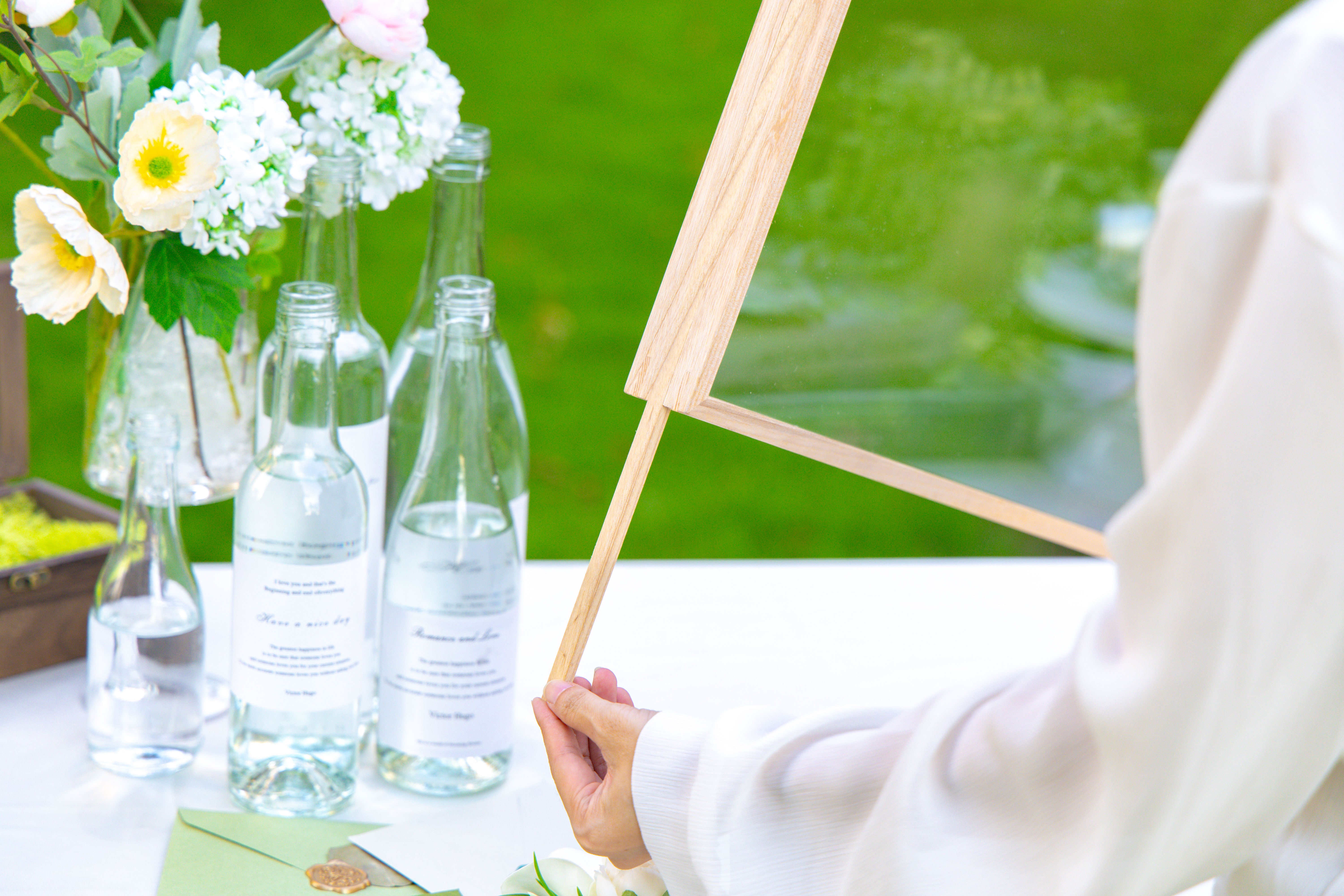 Customizable  NCYP Handmade 18x24" 20x24" Tabletop Wall Hanging Natural Wood Acrylic Artwork  Floating Frame - NCYPgarden