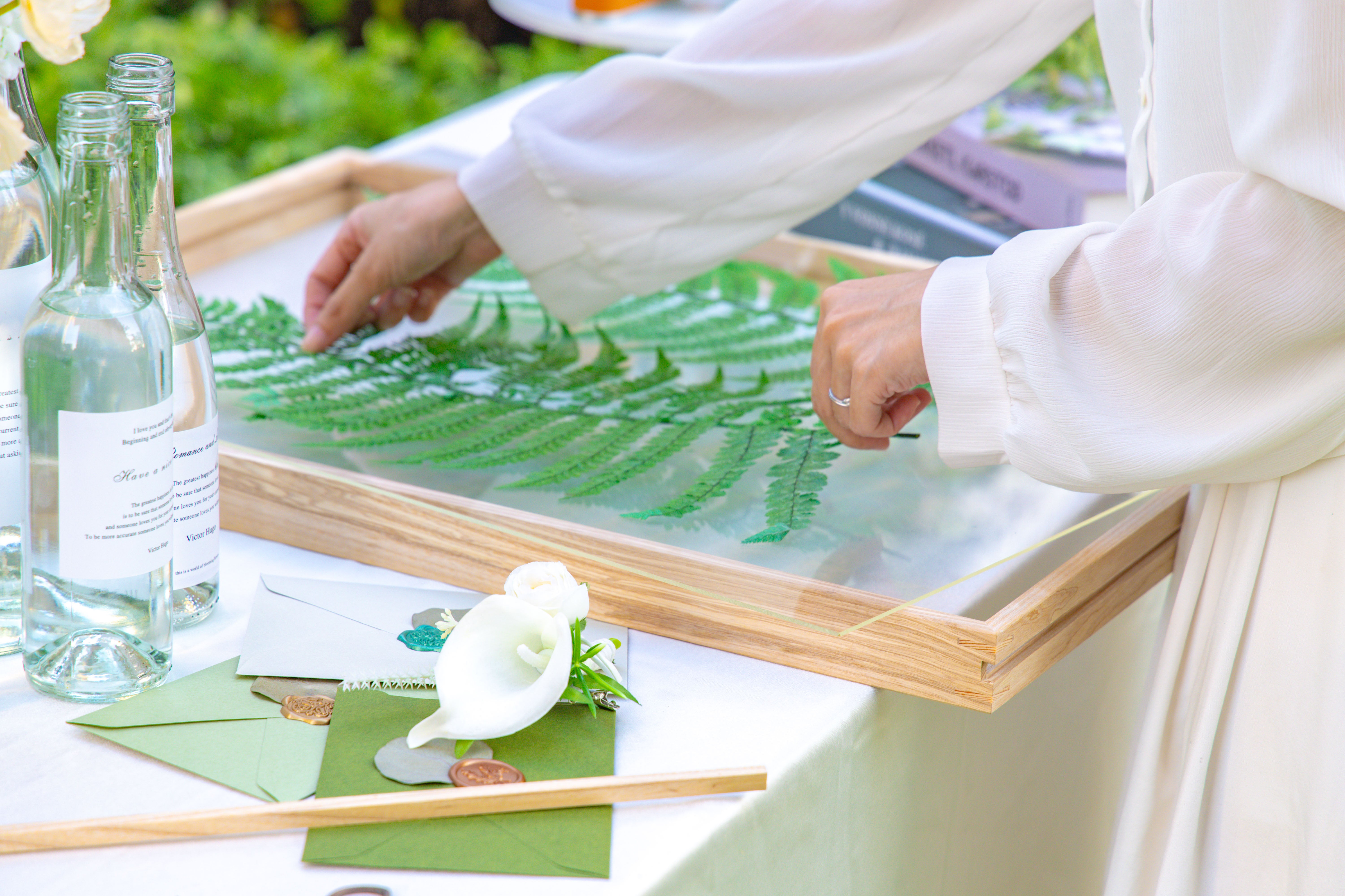 Customizable  NCYP Handmade 18x24" 20x24" Tabletop Wall Hanging Natural Wood Acrylic Artwork  Floating Frame - NCYPgarden