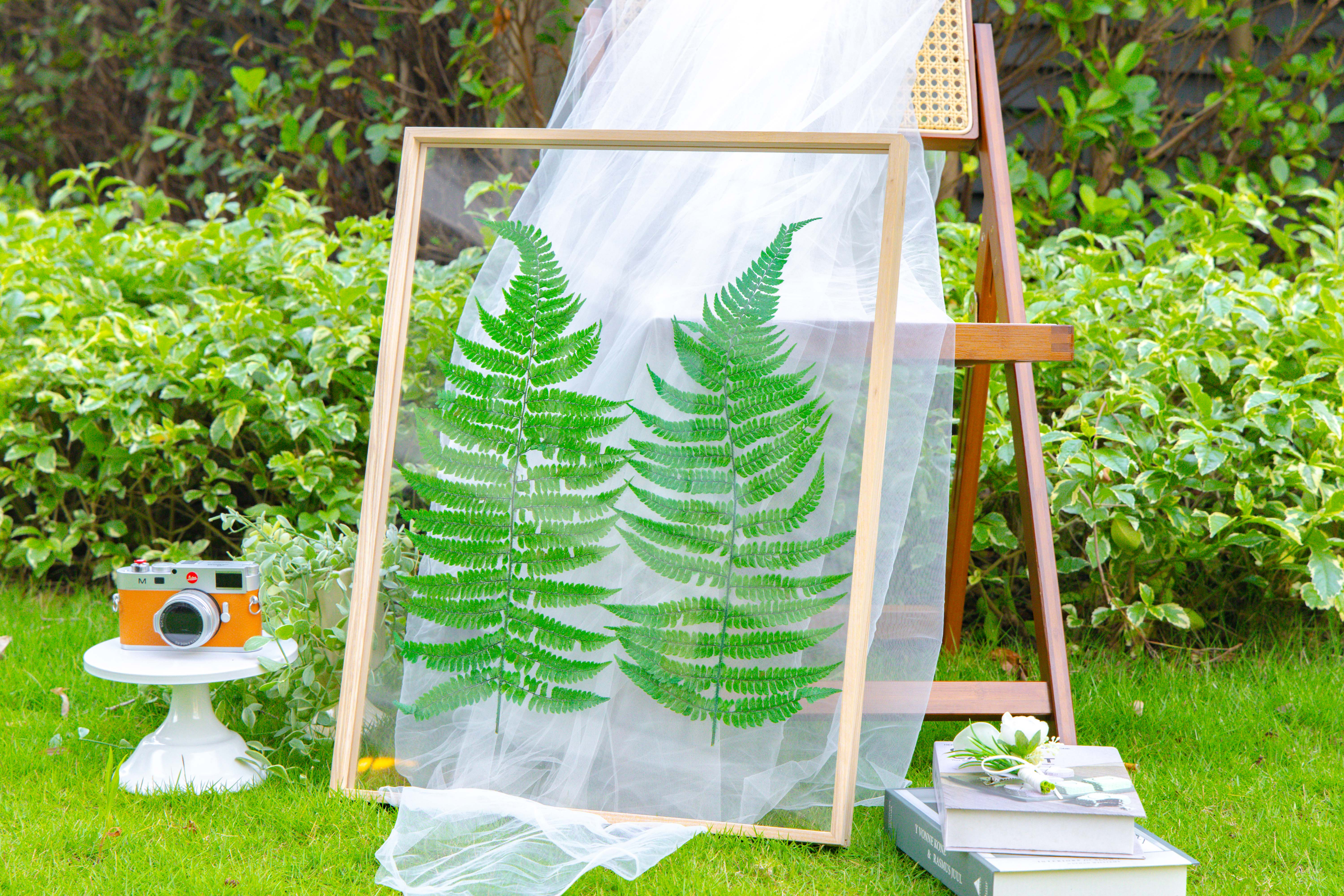 Customizable  NCYP Handmade 18x24" 20x24" Tabletop Wall Hanging Natural Wood Acrylic Artwork  Floating Frame - NCYPgarden