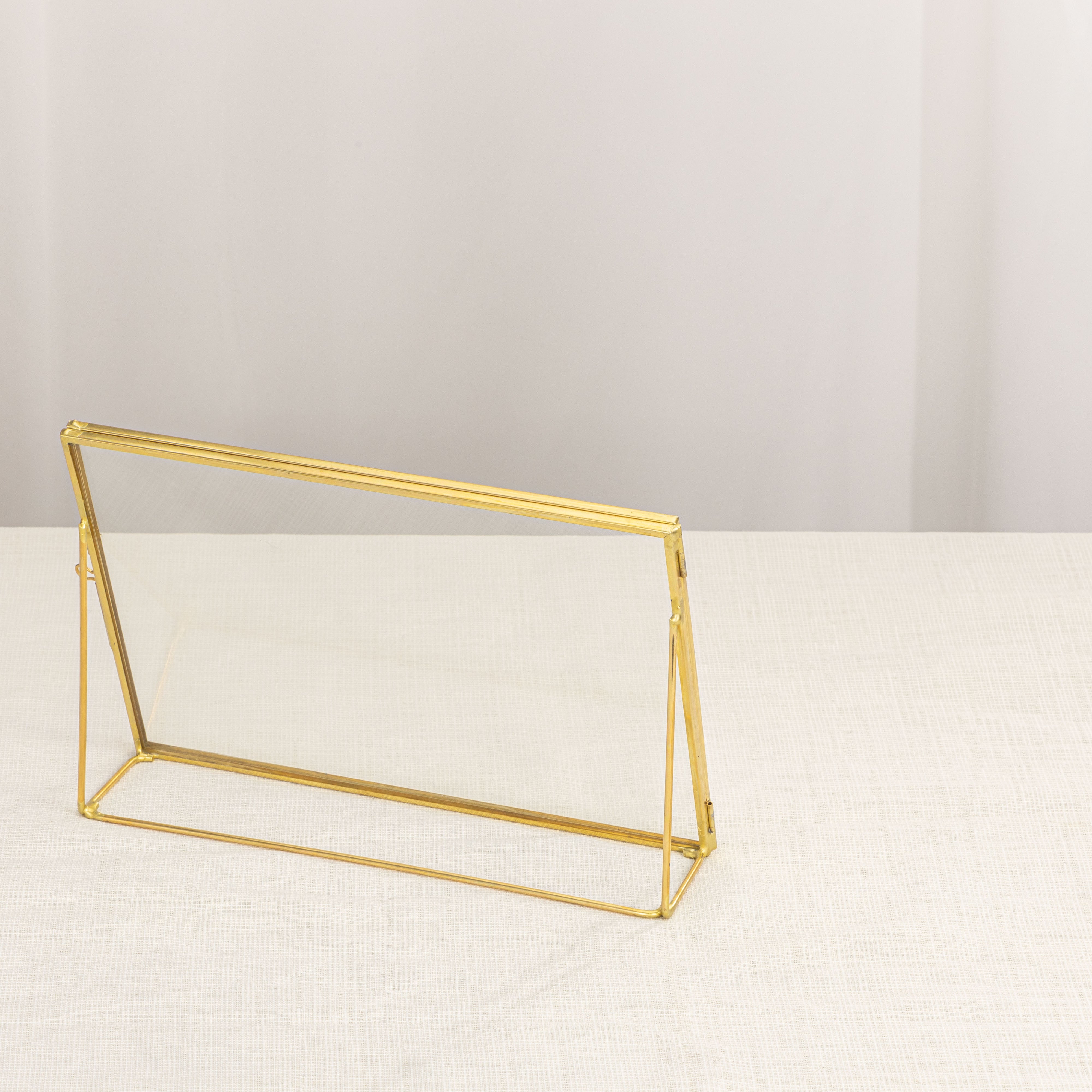 Gold Table Number Holder, 8''x6'' Wedding Photo Picture Frame, for Outdoor Garden Wedding, Bridal Shower - NCYPgarden