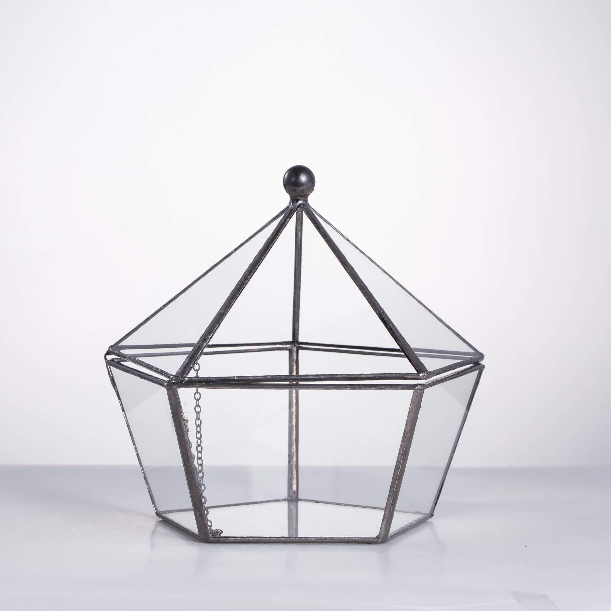 Modern Succulent Plant Glass Geometric Container Desktop Flower Pot for Succulents Flower - NCYPgarden