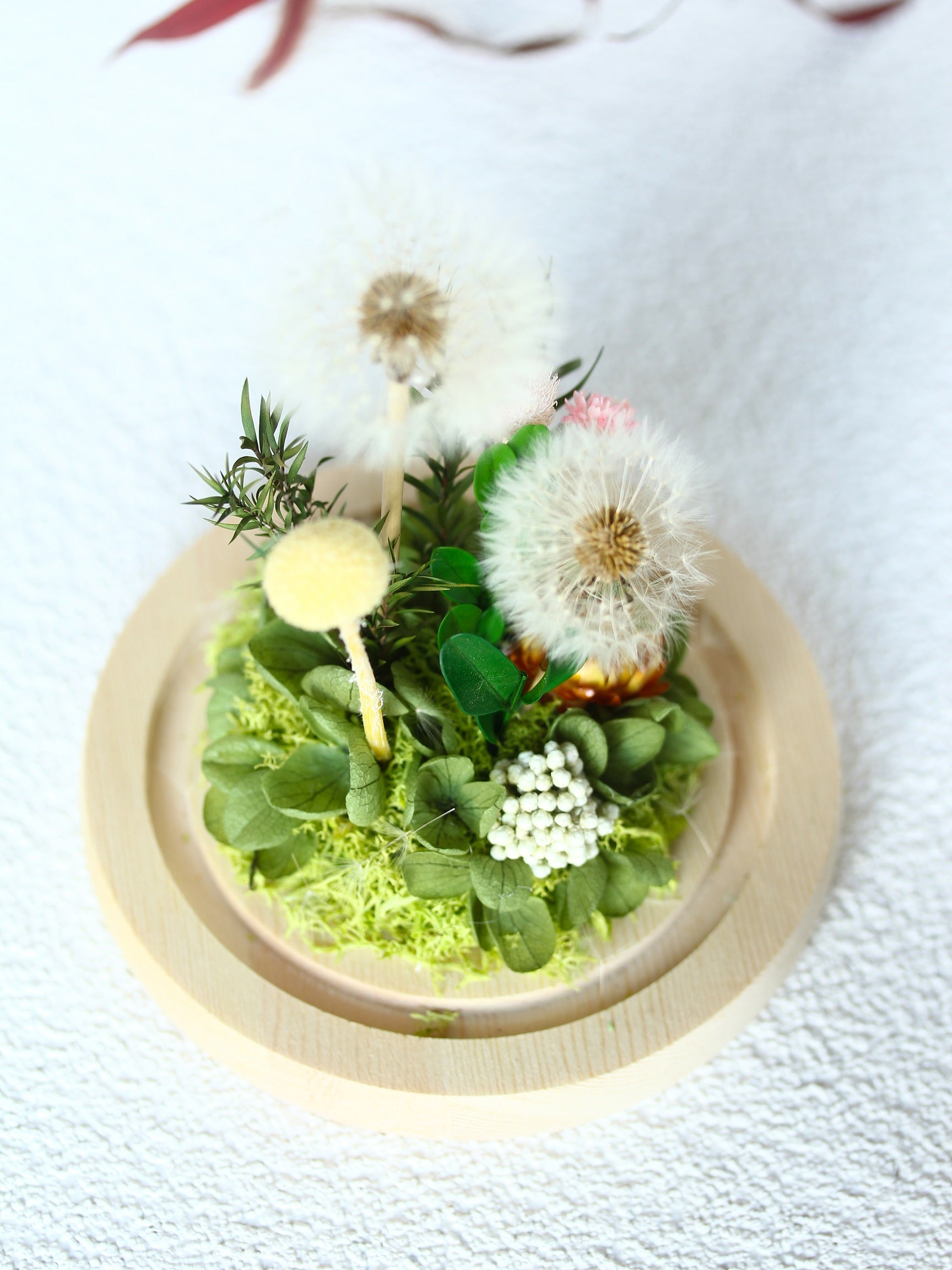 Presered Dandelion Set 3 pcs Dried Flowers, DIY Material for Bouquet, - NCYPgarden
