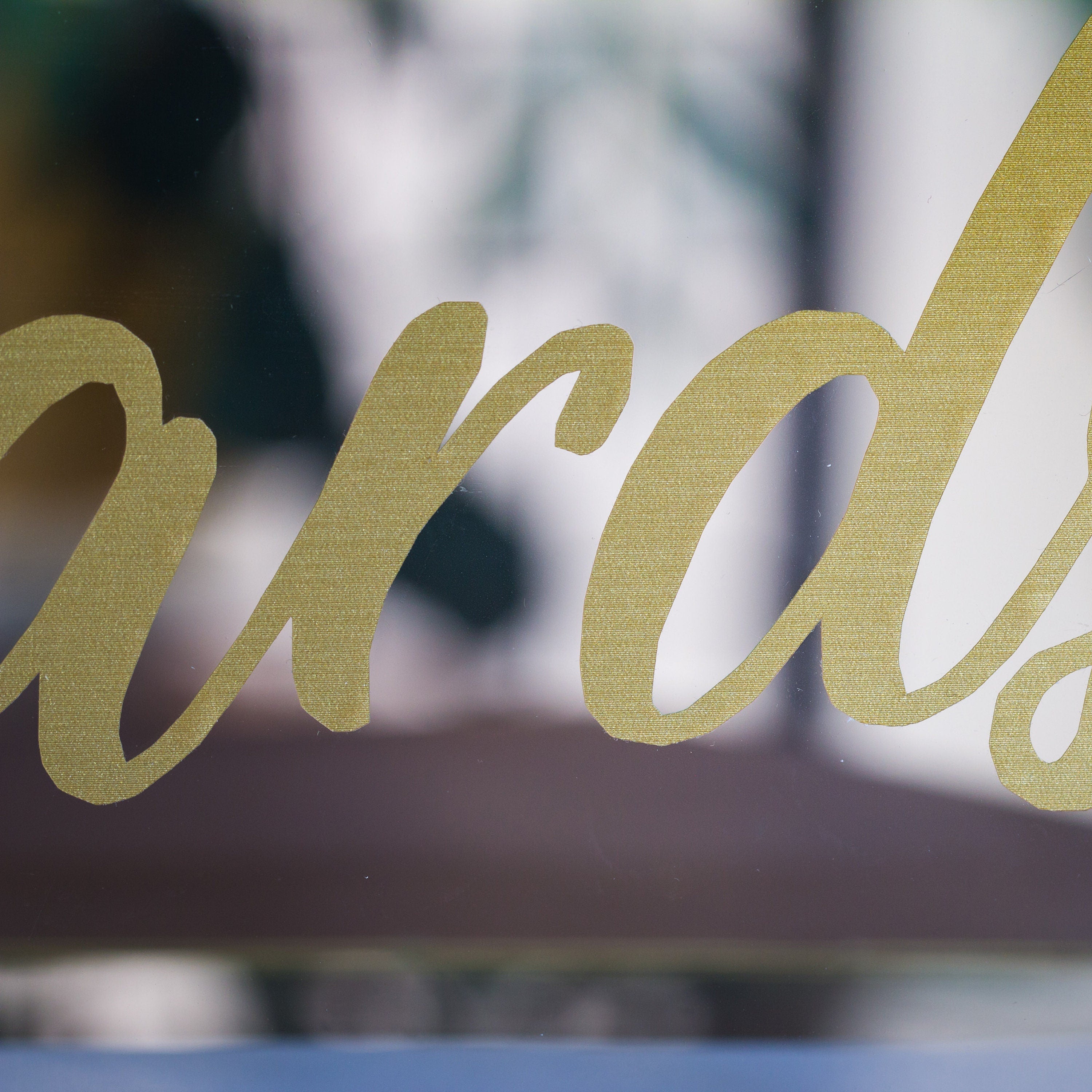 cards  vinyl decal for wedding card box, gold, metalic gold, black, white - NCYPgarden